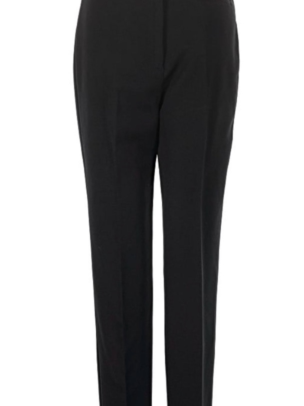 Milly black Cady style Straight Leg Trousers